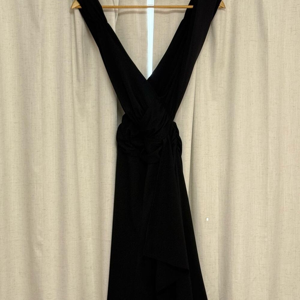 White House Black Market Backless Black Dress